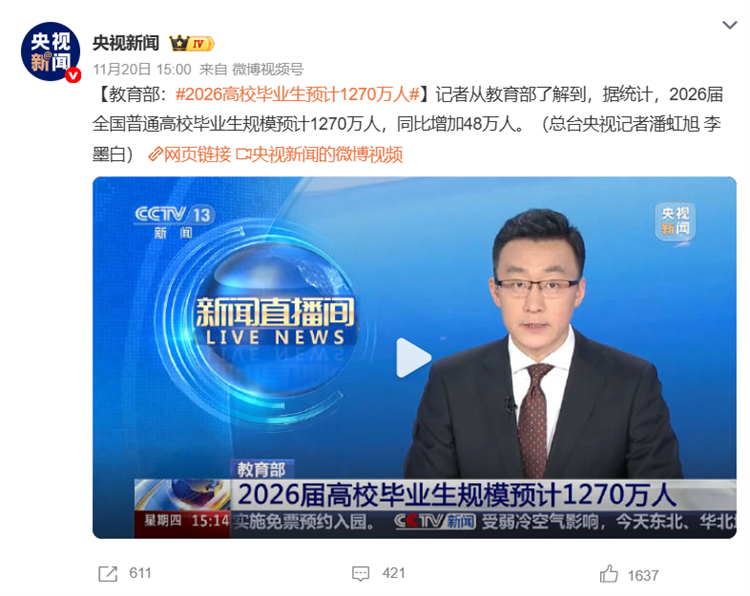1270萬大學(xué)畢業(yè)生！從“拼學(xué)歷”到“比技能”，大學(xué)生如何破局就業(yè)？